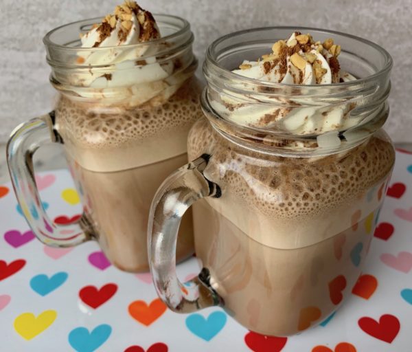 High Protein peanut butter hot chocolate